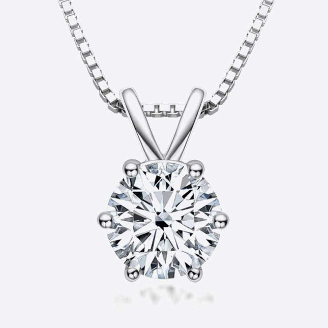 Timeless Elegance: 925 Sterling Silver Necklace with a Lab Grown Diamond
