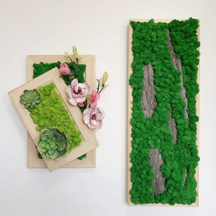 Timeless Elegance Moss Collection: Luxurious Artificial Plants for Upscale Home Decor..