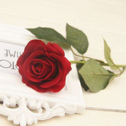 Timeless Elegance Red Pink Rose Glass Dome Display - Très Elite