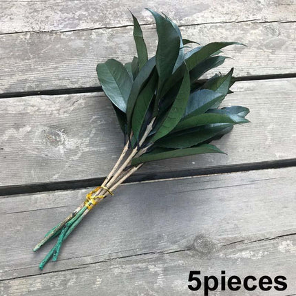 Timeless Osmanthus Leaf Collection - 5-Piece Preserved Set - Elegant Touch for Floral Creations - Très Elite