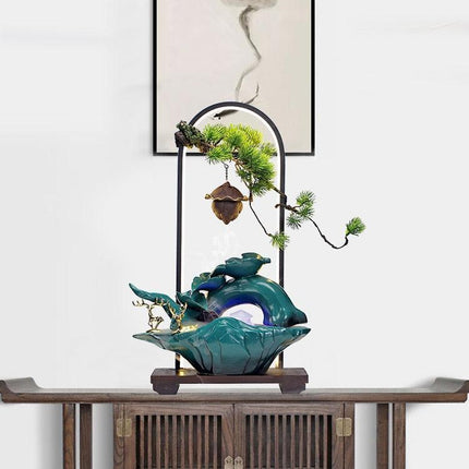 Tranquil Desk Water Fountain - Zen Oasis Miniature Relaxation Feature