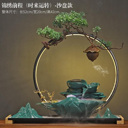 Tranquil Desk Water Fountain - Zen Oasis Miniature Relaxation Feature