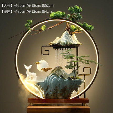 Tranquil Desk Water Fountain - Zen Oasis Miniature Relaxation Feature