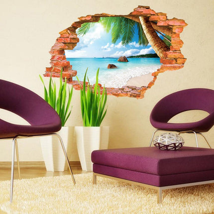 Tranquil Ocean Waves 3D Wall Art Decal for Serene Interior Design - Très Elite