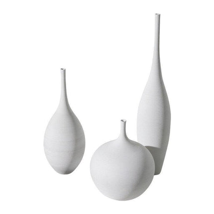 Tranquil Scandinavian Ceramic Zen Vase - Elevate Your Space with Minimalist Elegance - Très Elite