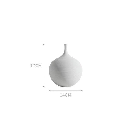 Tranquil Scandinavian Ceramic Zen Vase - Elevate Your Space with Minimalist Elegance - Très Elite