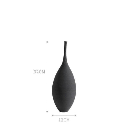 Tranquil Scandinavian Ceramic Zen Vase - Elevate Your Space with Minimalist Elegance - Très Elite