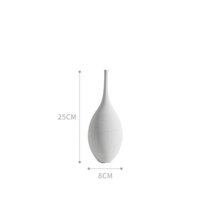 Tranquil Scandinavian Ceramic Zen Vase - Elevate Your Space with Minimalist Elegance - Très Elite