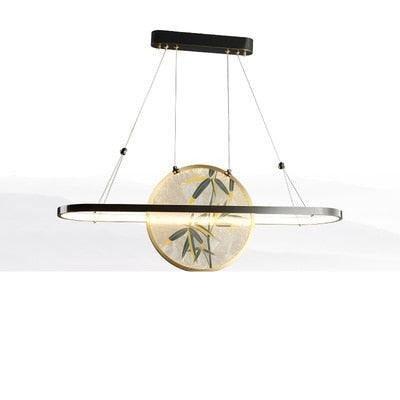 Tranquil Zen-Inspired Copper LED Chandelier - Elevate Your Home with Artistic Elegance - Très Elite