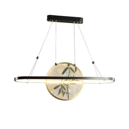 Tranquil Zen-Inspired Copper LED Chandelier - Elevate Your Home with Artistic Elegance - Très Elite