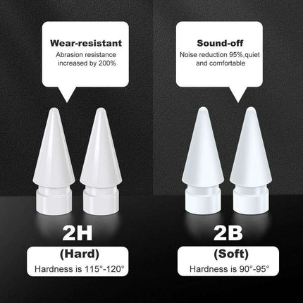 Transform Your Apple Pencil with Versatile Dual Friction Replacement Nibs..