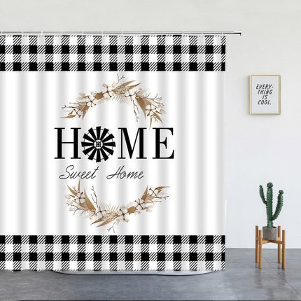 Transform Your Bathroom with Stylish Farmhouse Shower Curtains: Add a Pop of Color to Your Decor - Très Elite