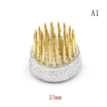 Transform Your Floral Designs with the Ikebana Brass Pin Frog Collection - Très Elite