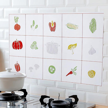 Transform Your Kitchen with Elegant Waterproof Aluminum Foil Wall Decal..