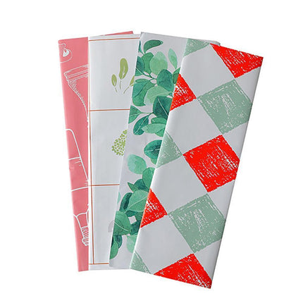 Transform Your Kitchen with Elegant Waterproof Aluminum Foil Wall Decal..