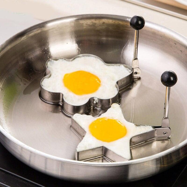 Transform Your Mornings with the Creative Stainless Steel Egg Shaper Mold