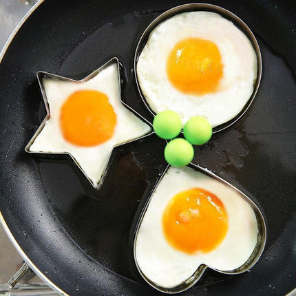 Transform Your Mornings with the Creative Stainless Steel Egg Shaper Mold