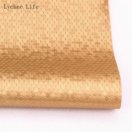 Transform Your Sewing Projects with Luxurious Honeycomb PVC Leather Fabric - Très Elite