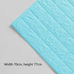 Blue 3.5mm thick 1 / 70X77cm