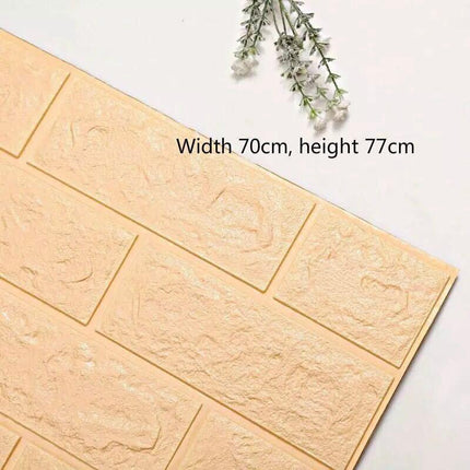 Transform Your Space with Chic 3D Brick Self-Adhesive Wallpaper - Modern Minimalism - Très Elite