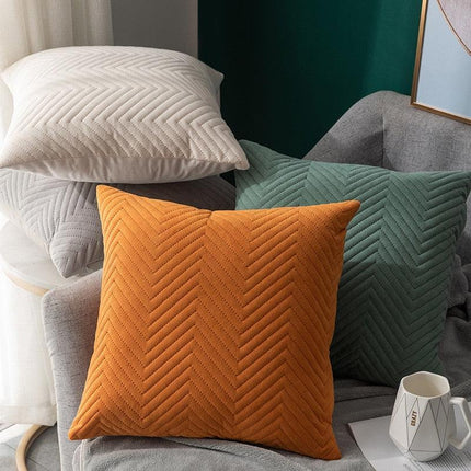 Transform Your Space with Stylish Korean Modern Striped Pillowcase - A Chic Home Essential - Très Elite