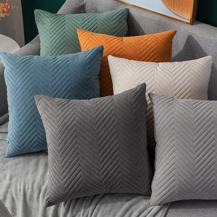 Transform Your Space with Stylish Korean Modern Striped Pillowcase - A Chic Home Essential - Très Elite