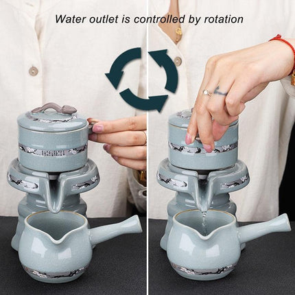 Transform Your Tea Ritual with the Exquisite Ge Yao Ceramic Tea Set: A Must-Have for Tea Enthusiasts - Très Elite