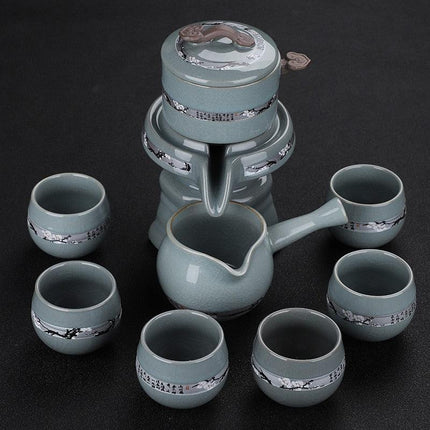 Transform Your Tea Ritual with the Exquisite Ge Yao Ceramic Tea Set: A Must-Have for Tea Enthusiasts - Très Elite
