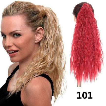 Transformative 24-Inch Magic Sticker Ponytail Extension