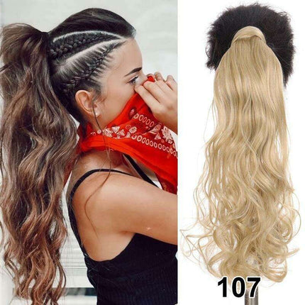 Transformative 24-Inch Magic Sticker Ponytail Extension