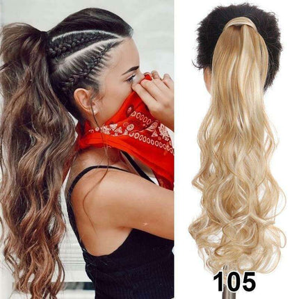 Transformative 24-Inch Magic Sticker Ponytail Extension