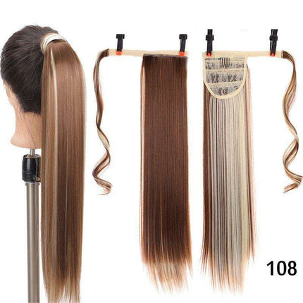 Transformative 24-Inch Magic Sticker Ponytail Extension