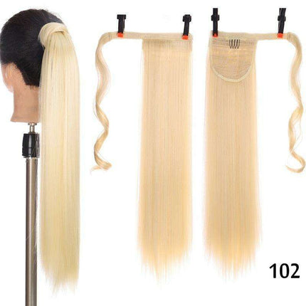 Transformative 24-Inch Magic Sticker Ponytail Extension