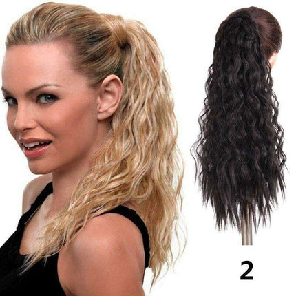 Transformative 24-Inch Magic Sticker Ponytail Extension