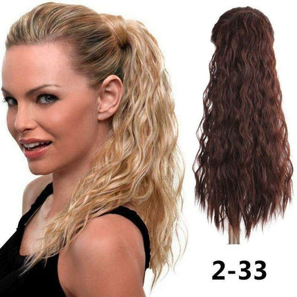 Transformative 24-Inch Magic Sticker Ponytail Extension