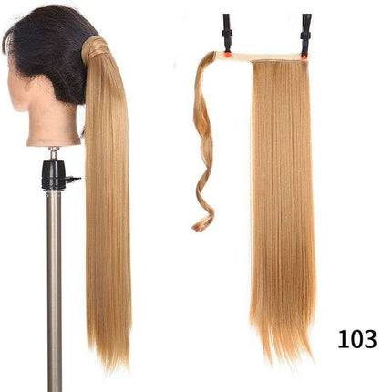 Transformative 24-Inch Magic Sticker Ponytail Extension
