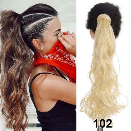 Transformative 24-Inch Magic Sticker Ponytail Extension
