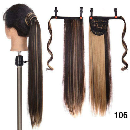 Transformative 24-Inch Magic Sticker Ponytail Extension