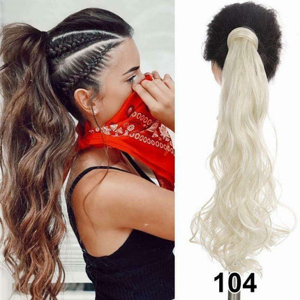 Transformative 24-Inch Magic Sticker Ponytail Extension