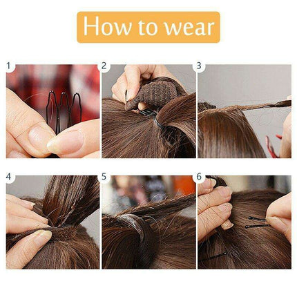 Transformative 24-Inch Magic Sticker Ponytail Extension