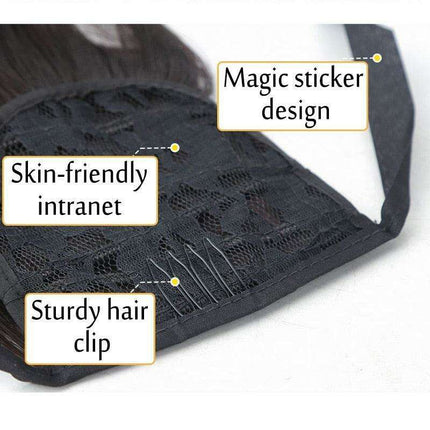 Transformative 24-Inch Magic Sticker Ponytail Extension