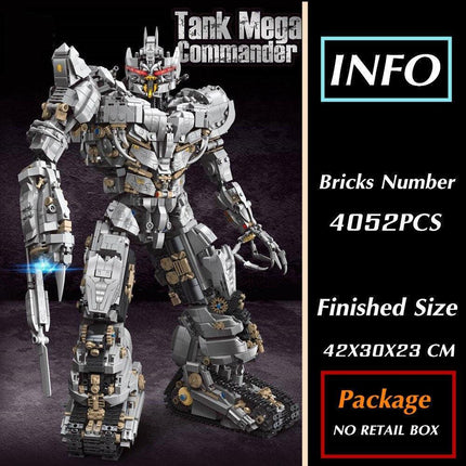Transforming Megatron Mega Commander 4052PCS Robot Building Set - Ultimate Playtime Adventure for Boys - Très Elite