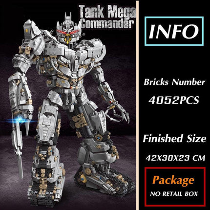 Transforming Megatron Mega Commander 4052PCS Robot Building Set - Ultimate Playtime Adventure for Boys - Très Elite