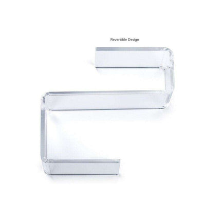 Transparent Cubicle Wall Shelf Organizer with Hooks