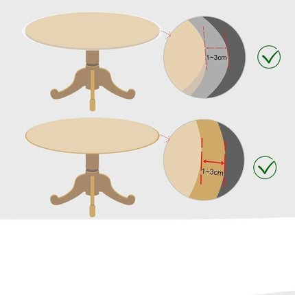 Transparent PVC Round Table Mats: Chic and Practical Addition to Your Home Decor- Très Elite- Très Elite