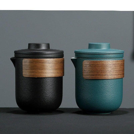 Travel-Friendly Kung Fu Tea Set: Savor Tea Anywhere - Très Elite