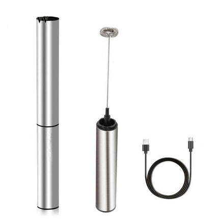 Travel-Friendly USB Milk Frother: Craft Cafe-Quality Frothed Milk Anywhere - Très Elite