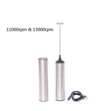 Travel-Friendly USB Milk Frother: Craft Cafe-Quality Frothed Milk Anywhere - Très Elite