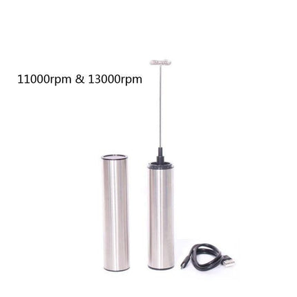 Travel-Friendly USB Milk Frother: Craft Cafe-Quality Frothed Milk Anywhere - Très Elite