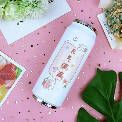 Trendy Candy-Hued Stainless Steel Tumbler with Vibrant Straw - Très Elite